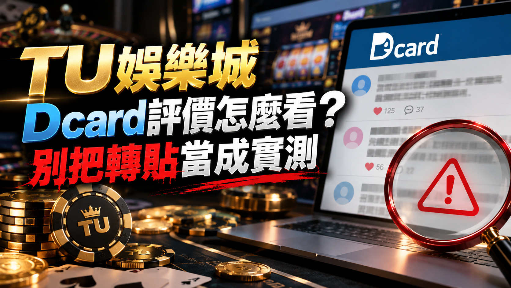 TU娛樂城Dcard評價怎麼看?別把轉貼當成實測